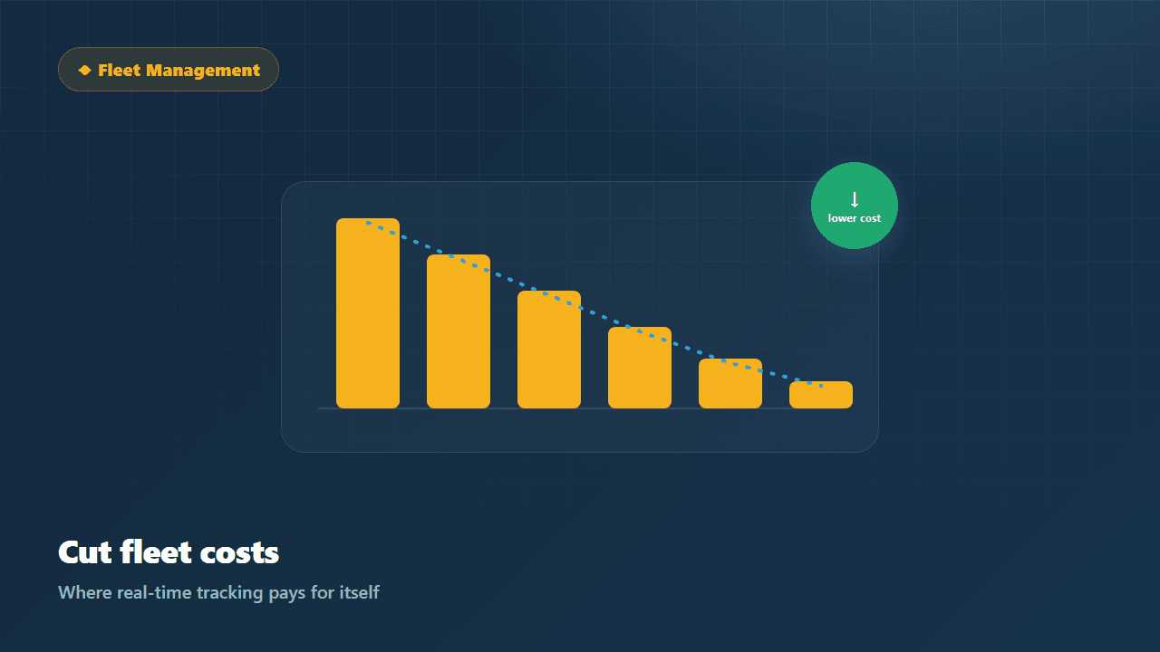 5 Ways Real-Time Tracking Cuts Fleet Costs